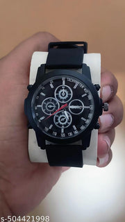 New Trading Casual Silicon Strap men watch Pack of -1