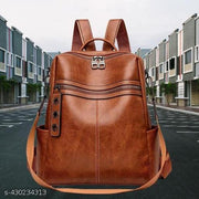 MomsyStore Leather Backpacks For Girls And Women