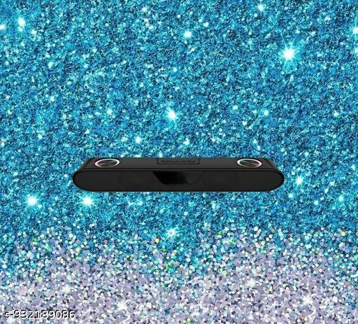 Portable Bluetooth Speaker, 10 Watts, Upto 8h Backup, Dual Drivers + Dual Passive Radiators, Call Function, Bluetooth v5.3 | USB | mSD| AUX, TWS, RGB LED