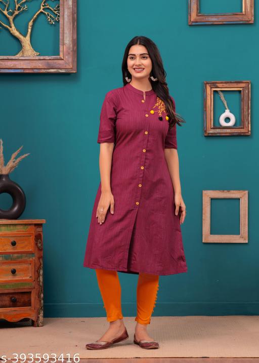 Womens cotton Embroidery Kurti