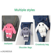 Cute rabbit body cross bag