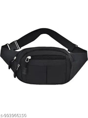 Men;S STYLISH SLING BAG /CROSSDOBY CHEST BAG BLACK WAIST PACK FOR TRAVE & BIKE RIDING