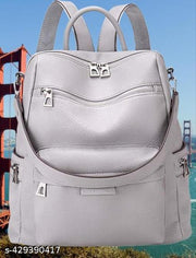 MomsyStore Leatherette Backpacks For Women And Girls