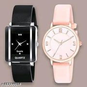 Women Analog Watches square And Round Dial Watch combo