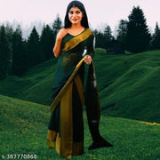 Trendy Chiffon Saree For Women & Girl With Blouse