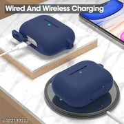 Bluetooth Headset With Classic Silicon BLUE COVER