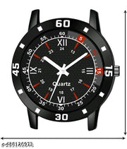 BEST QUALITY BEST PRICE Classy Analogue Black Dial Tranding Pu Belt Watches For Men Boys