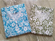 Cotton Kurti For Girls/Cotton Kurti Combo Pack of 2