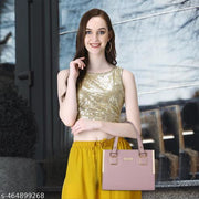 GRAADA Synthetic Leather Casual Design Shoulder Crossbody Handbag For Women