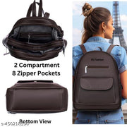 Trendy Premium  water proof 20L  Brown  Backpack for women I college backpack I picnic backpack I travel backpack I ladies backpack I girls backpack I backpack for  girls I trendy backpack I laptop backpack I