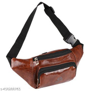 Nice Purse Formal Waist Pouch Cycling Bag Waist Bags for Men Chest Crossbody(W.B-010) Waist Bag  (Tan)