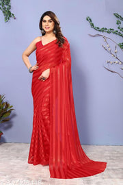 Festive Wear Satin Saree without Blouse Piece