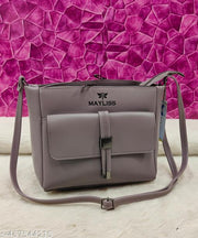 Fancy fashionable women Purple PU sling bags/Premium PU leather sling bags for women/Designer Crossbody sling/Full handwork bag/party wear and wedding bag for women