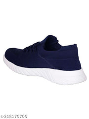 Men's Navy Blue Mesh Outdoor Casual Shoes - MRJ1593