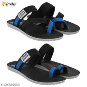 BRD-731-BRD-729 Grey Mesh Flip Flops For Men