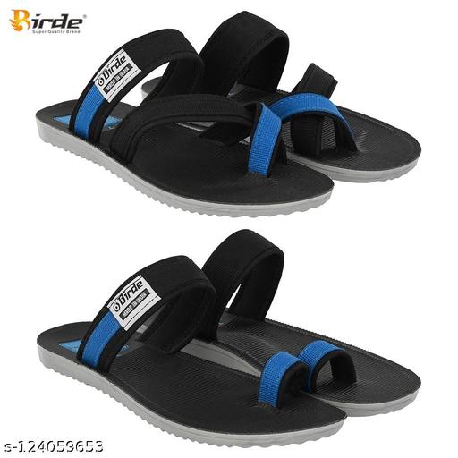 BRD-731-BRD-729 Grey Mesh Flip Flops For Men