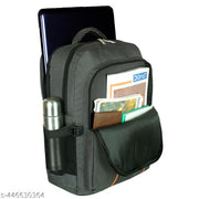 Casual Polyester Zip Pocket Grey Water Resistant Backpack For Men | Men's Backpack | College Bag | Laptop Bag | Travel Bag