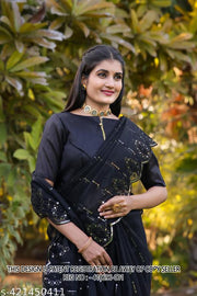 Bollywood Party Wear Sequence Organza Saree With Tassels and Latkans looking like a wow…