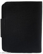 SHAMRIZ Unisex Leather Long Wallet – Stylish, RFID-Protected Cardholder with Magnetic Snap Closure – Premium Genuine Leather for Men & Women