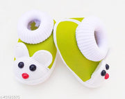 Tarun Child Care Baby Booties Baby Shoes for Any Occasions, Festive-0 to 10 Months Unisex-Multicolor (Pack of 3)