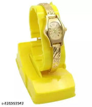 Golden Dial Quartz Bracelet Chain Women Wrist watch G45020G