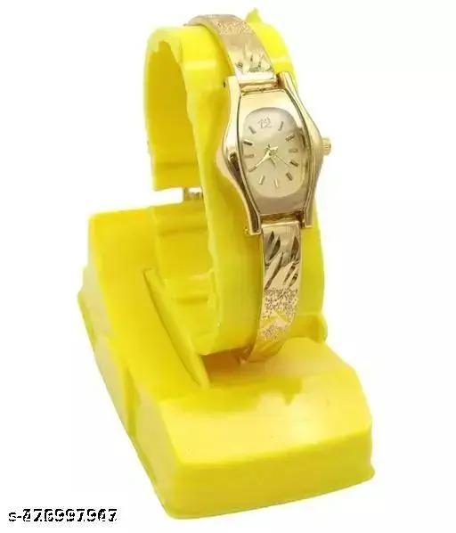 Golden Dial Quartz Bracelet Chain Women Wrist watch G45020G