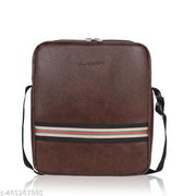 Glamex Luxe Premium Sling Bag for Professionals – Synthetic Leather, Adjustable Strap, and Spacious Design