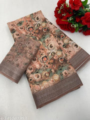 COTTON LILAN SILK SAREE