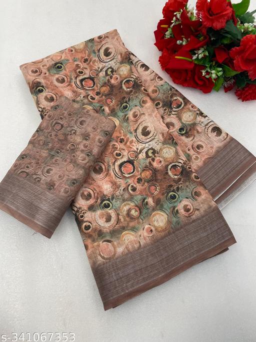 COTTON LILAN SILK SAREE