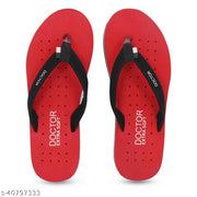 DOCTOR EXTRA SOFT Red-OR-D-19 Women's Orthopaedic Diabetic Comfort Daily Use Slippers & Flipflops