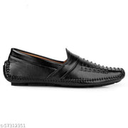 Men's stylish black juti loafers shoes for formal and casual wear RK2110_Black