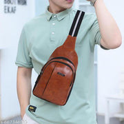 Crossbody Shoulder Backpack/Chest Sling Bag/One Side/Earphone -hole With Anti-theft World Speed Logo Sling Bag For Travel/ Office /Business/Messenger Purpose