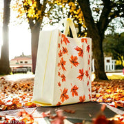 CARRY CLOUD Reusable Grocery Shopping Bag With Handle | Goodies Bag Promotional Bag |Gift Bag | Polyester Bags 15 * 20 * 5 Inch | Pack of 10