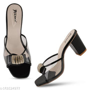 Women Black block Heel