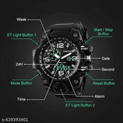 Multifunctional Analog-Digital Watch - For Men 1155