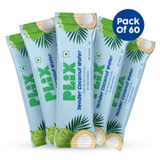 Plix Tender Coconut Water Powder For Daily Hydration & Healthy Skin – Pack of 15 + 10g + 15 Sachets