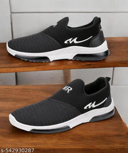 SPOTWALK-Mexico Black Sports Shoes