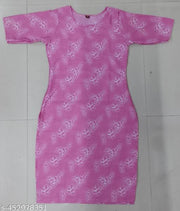 Women Ethnic Wear Women Crepe Fabric Printed Straight Kurti, Size -S, M, L, XL, XXL, 2XL, XXXL, 3XL, 4XL, 5XL ( New Arrival New Design Fashionable Kurti )