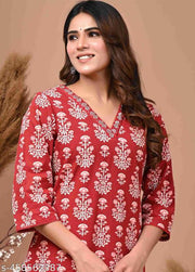 Printed singel kurti