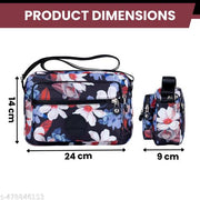 Crossbody Purse for Women, Nylon Waterproof Shoulder Purse