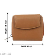 Wildauk 
Women Beige Artificial Leather Wallet  (5 Card Slots)