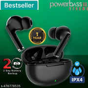 Hook Earbuds 12 hours playtime bluetooth wireless headphones earphone bluetooth headset