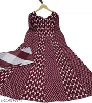 Womens and Girls Anarkali With Duptta Set