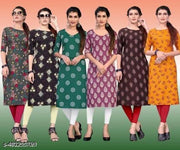 Polyster/Crepe fabric-Voguish Kurtis