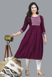 Anarkali High Demand New Trendy Embroidery Kurti