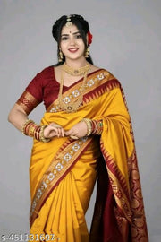 Fancy Sambhalpuri silk Saree