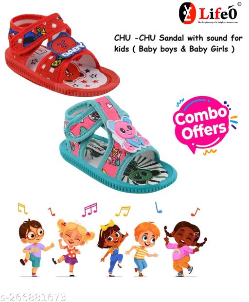 LifeO Panda Kids Chu Chu Sound Sandals for Baby Boys & Baby Girls