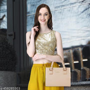 GRAADA Synthetic Leather Casual Design Shoulder Crossbody Handbag For Women