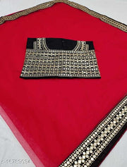 mirror lace net embroidery work saree