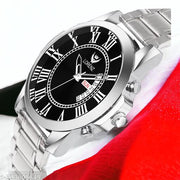 Lorenz Day & Date Edition Black Dial Analog Watch for Men | Watch for Boys- MK-4035R